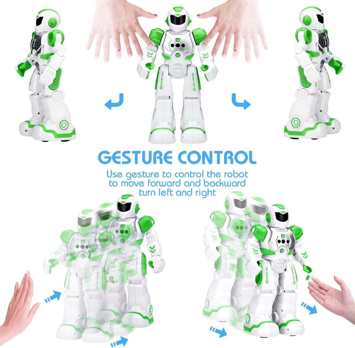 KingsDragon Robots Toy for Kids - Green - image 4