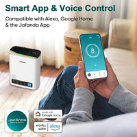 Jafanda Air Purifiers for Home Up to 1100ft² Large Room,HEPA Filter Removes 99.97% of Allergens,Dust,Smoke,and Odors,Activated CarbonTrue HEPA Filters,20dB Quiet Air Purifier (JF239-Rose gold)
