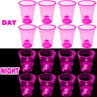 mishunyus 24-pack purple LED glow party cups, 16 oz plastic - view 35