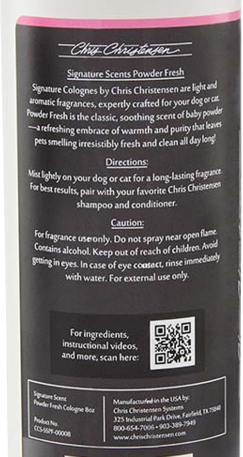 Chris Christensen Smart Scents Jungle Apple Dog Cologne - Powder Fresh / 8 Fl Oz (Pack of 1) - image 3