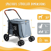 CANINE CANYON Scout Pet Stroller - Grey - image 2