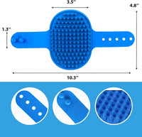 NVNAN Pet Hair Removal Glove for Dogs & Cats - Blue-01 - image 2