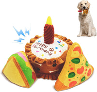 Squeaky Monkey Dog Toy for Large Dogs – Essentials for Dogs - Cake Shape