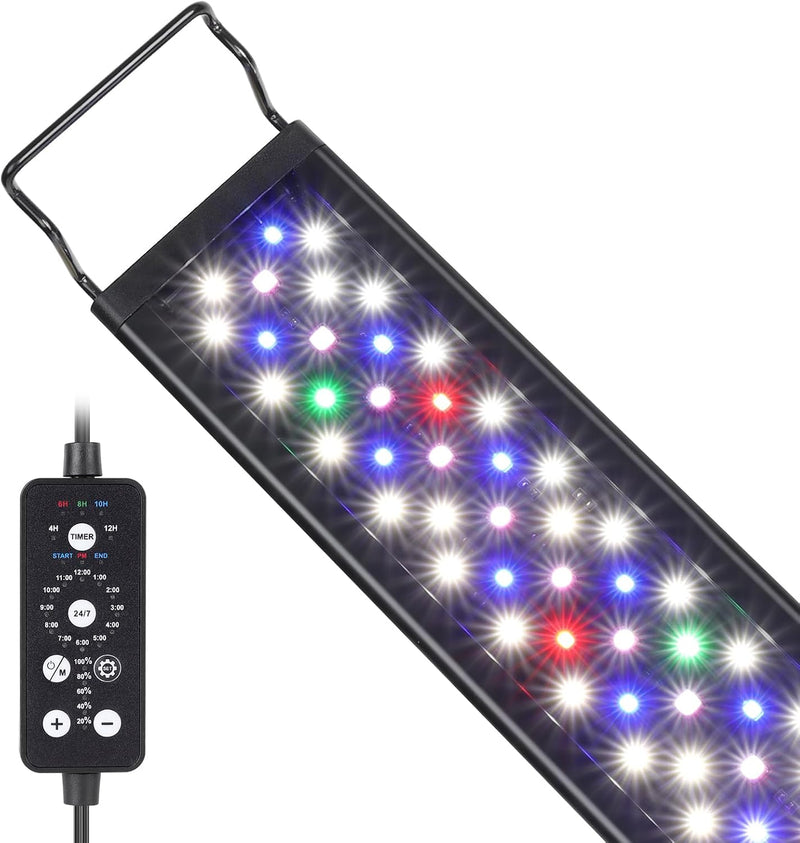 hygger 18W LED Aquarium Light, Sunrise Sunset Mode - 12"- 18" (14W)