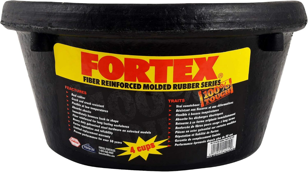 Fortex 1-quart small feeder pan for dogs, cats and small animals