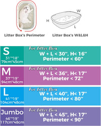 40 Count Cat litter Box Liners - 30 Count (Pack of 1) / 46" x 19" - image 3