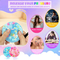 Pixnest 5 pack picky pads, rainbow fidget picking pads 3.34 inch with tweezer - view 31