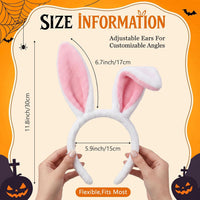 WILLBOND 3-pack plush cow ears headbands with horns for costumes - view 20
