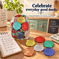 Fun Express Caught Being Good Coins, Reward Jar Classroom Tokens - image 3
