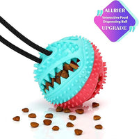 Interactive Dog Toys Tug of War, Mentally Stimulating Toys for Dogs, Puppy Teething Toys for Boredom to Keep Them Busy, Dog Puzzle Treat Food Dispensing Ball Toy for Small Medium Dog on Smooth Floor