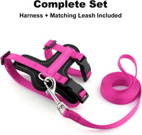 Plutus Pet Adjustable Cat Harness and Leash Set - Hot Pink - image 2