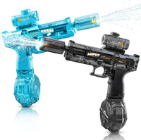 YRIOWMI black electric water gun with automatic squirt and multi-color LED lights - view 3