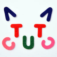 Outus 500 Pcs Felt Letter Stickers Self Adhesive Alphabet - image 4
