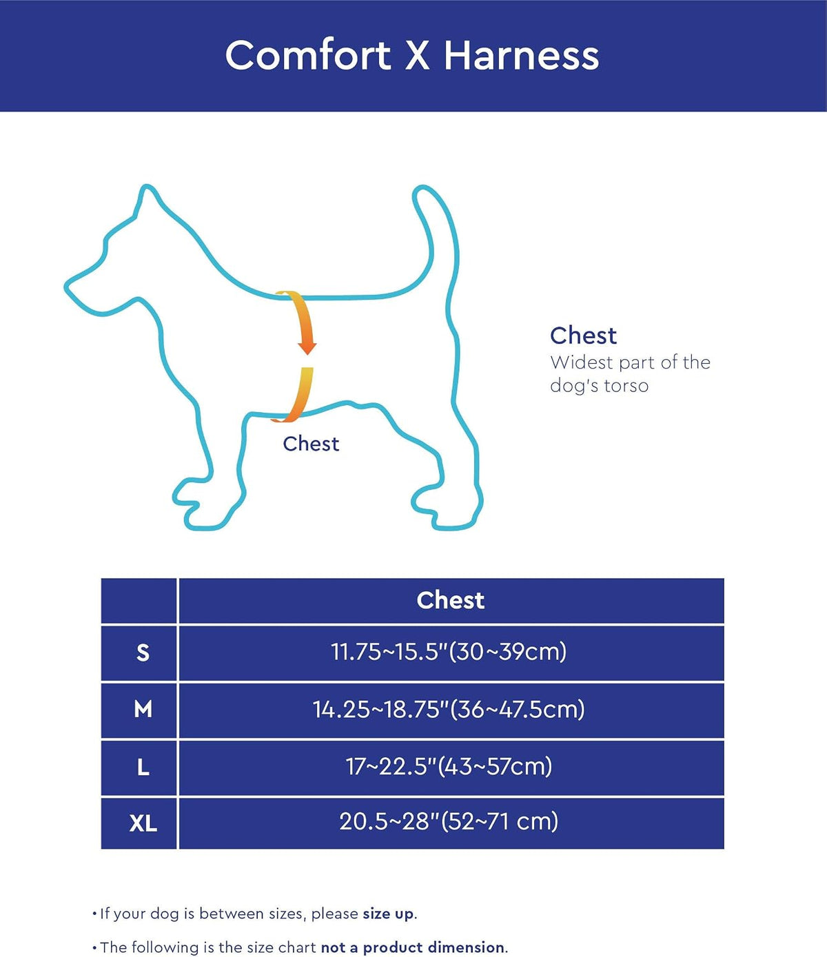 Gooby Comfort X Head-in Dog Harness, Choke-Free - X-Large Chest (20.5-28") / Pink - image 2