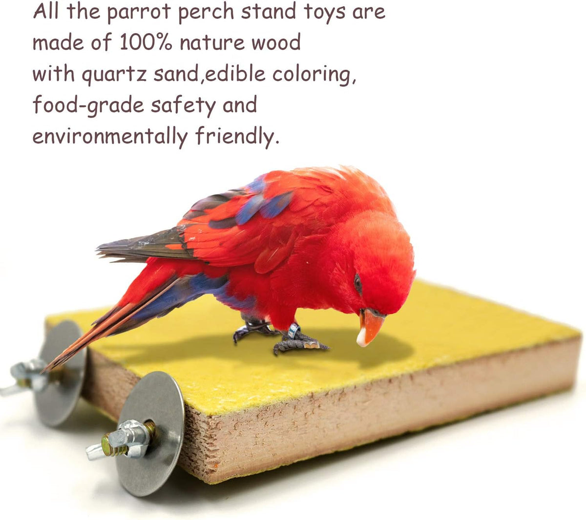 6 Pcs Bird Perch Stand Toy - 6 Pcs - image 2