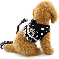 Step-in Dog Harness and Leash Set for Small Dogs - S / black - image 2