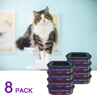 8 Pack Cat Litter Refill Bags Cartridge Compatible with Genie Cat - Look at the Description" (Pack of 2) - image 2