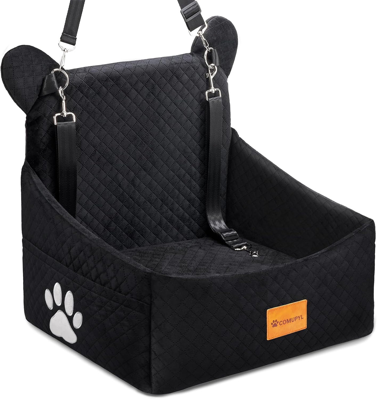 Dog Car Seats for Small/Medium Dogs up to – Essentials for Dogs - black