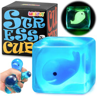 Squishy Fidget Toys Stress Cube - Whale