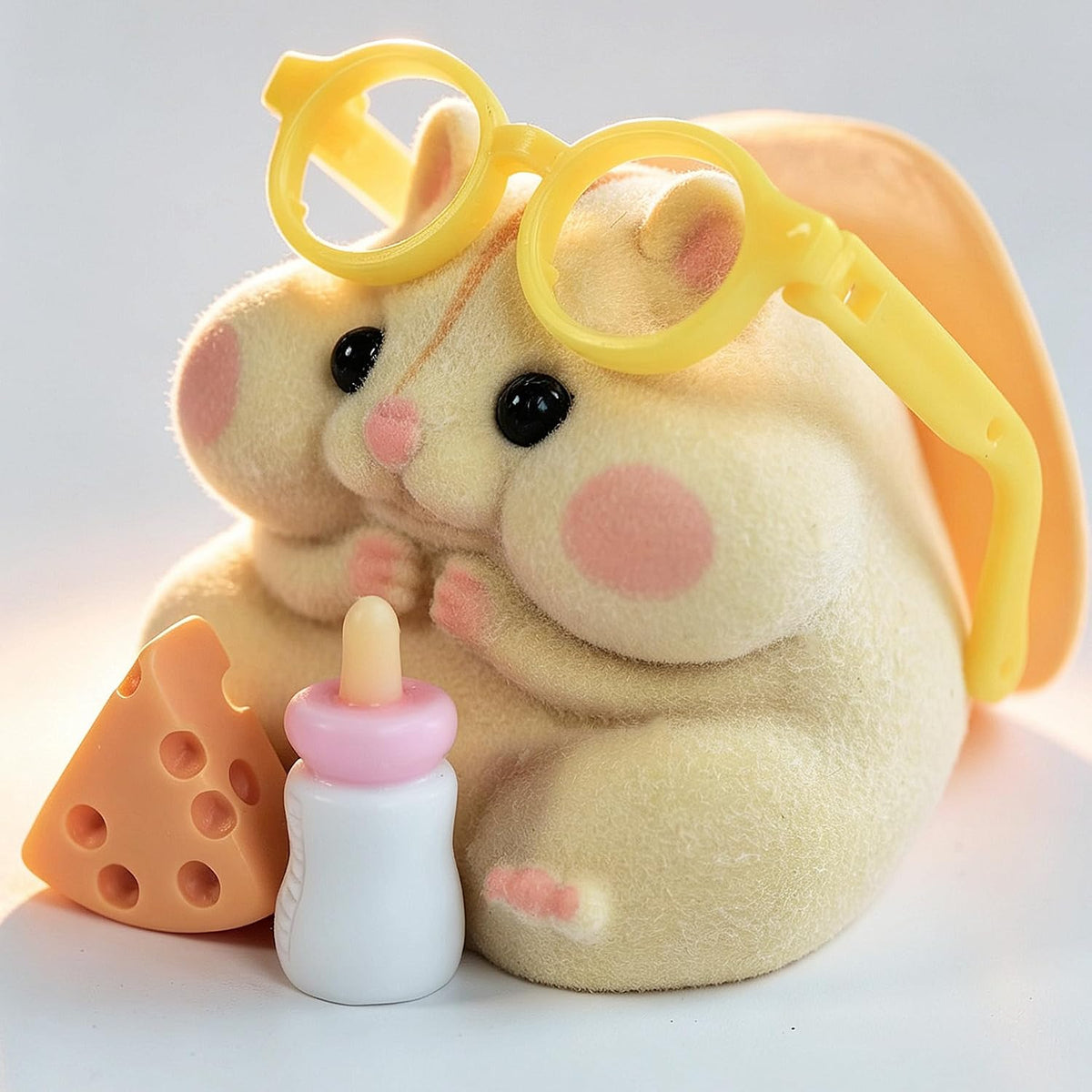Handmade Hamster Squishy Toy - Yellow - image 3