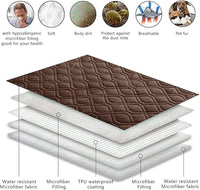 Ameritex Waterproof Dog Bed Cover Pet Blanket for Furniture Bed Couch Sofa Reversible
