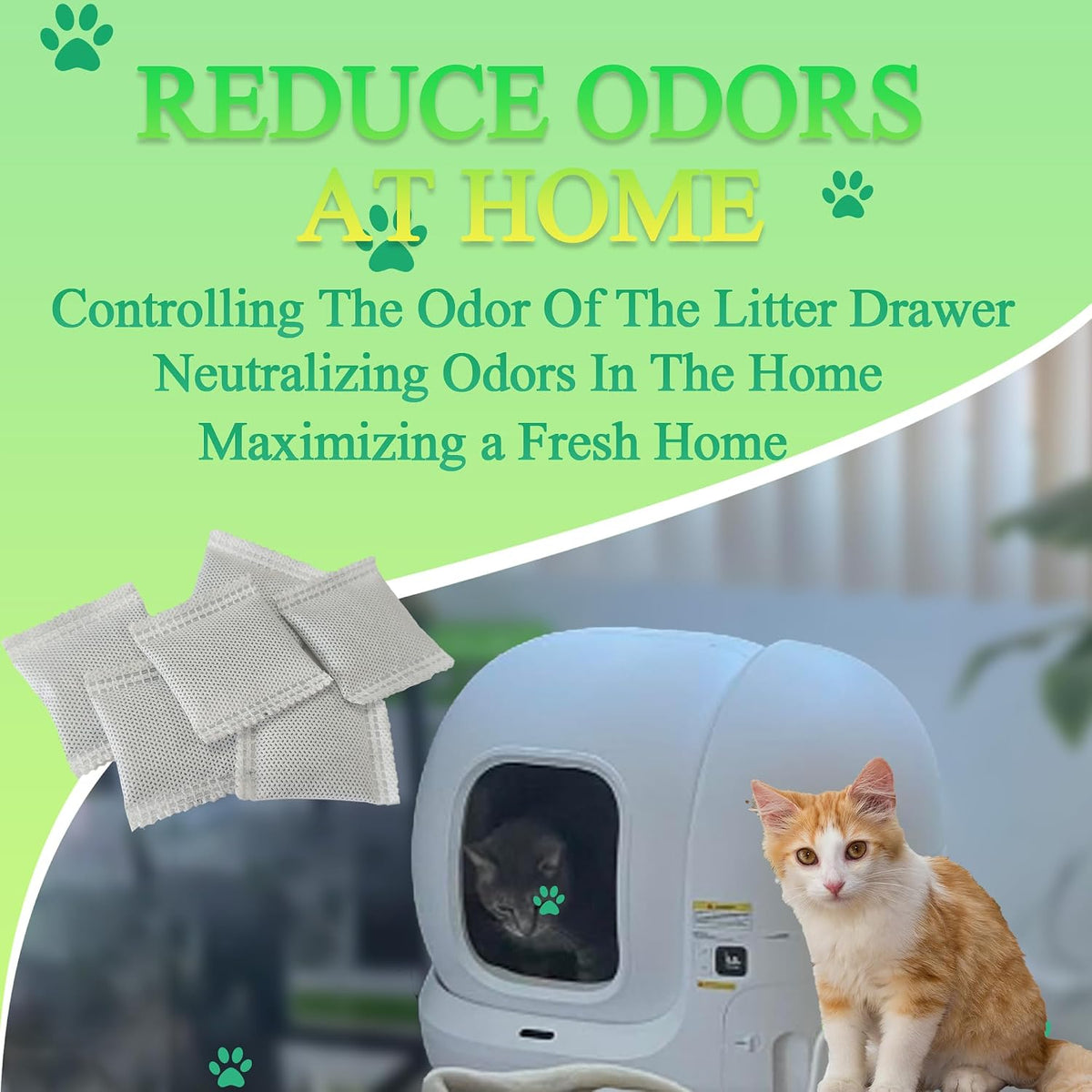 12 PCS Odor Eliminator for PuraMax Self-Cleaning Cat Litter Box – Daily Care for Cats - image 3