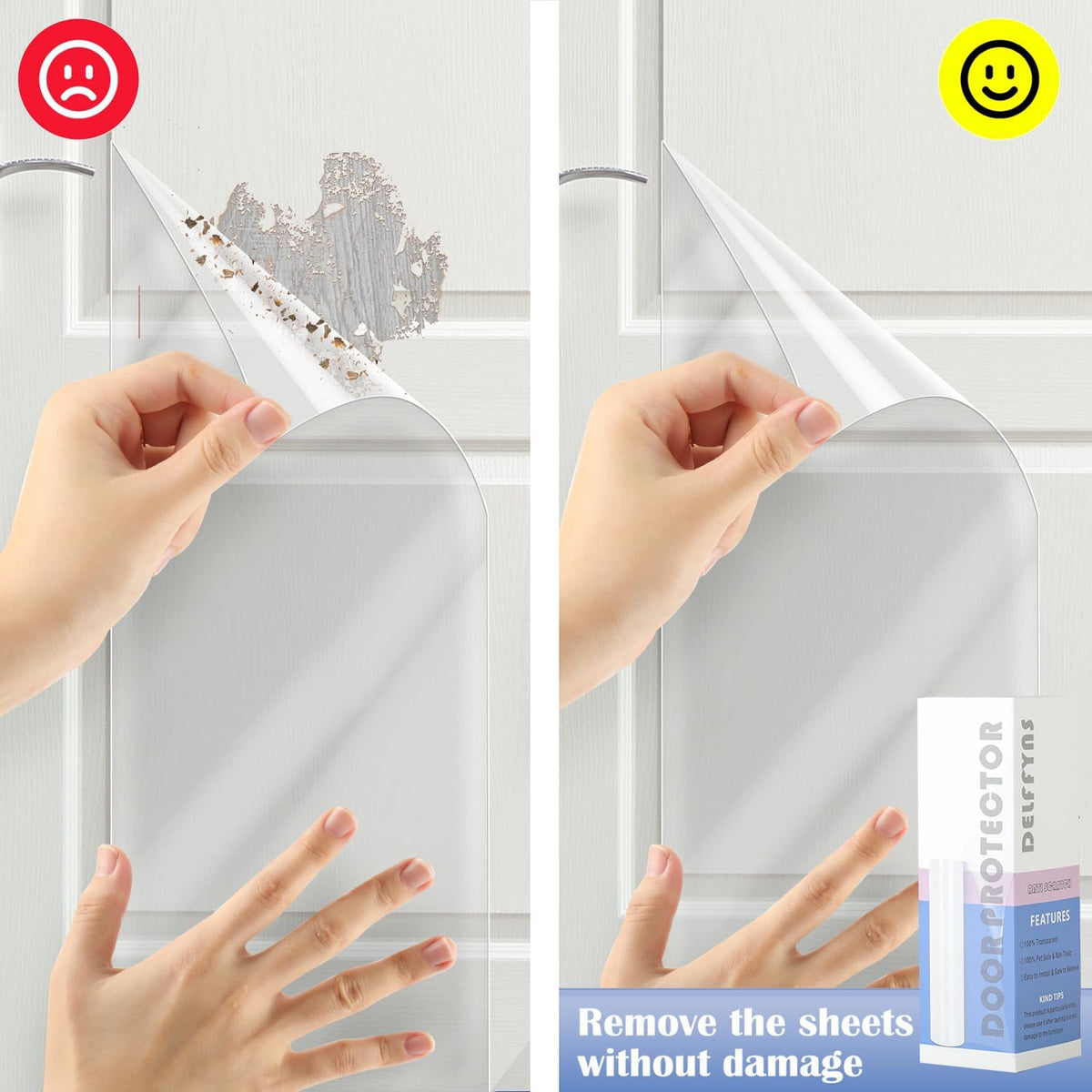 Door Scratch Protector from Dog Scratching - 400'' x 8.3'' - image 4