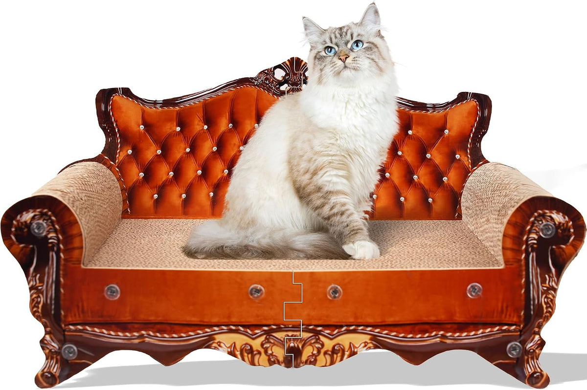 Sofa Shaped Cat Scratching Couch - 21.2" L X 12.2 "W X 11.8" H