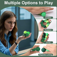 BUSOHA Silicone Magnetic Fidget Balls - Green / 1.2 Inch - image 4