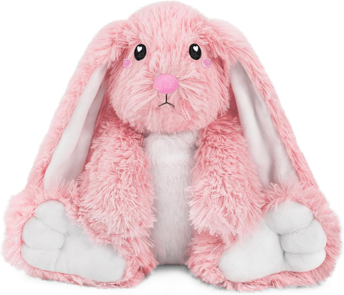 Bunny Microwavable & Weighted Stuffed Animals - Pink Bunny