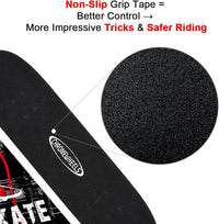 ChromeWheels 31 inch Skateboard Double Kick Skate Board Cruiser - Black - image 3