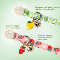 Halloween Cat Collar-2Pack Autumn Pumpkin Kitten Collars-Funny - Lime&StarBerry - image 3