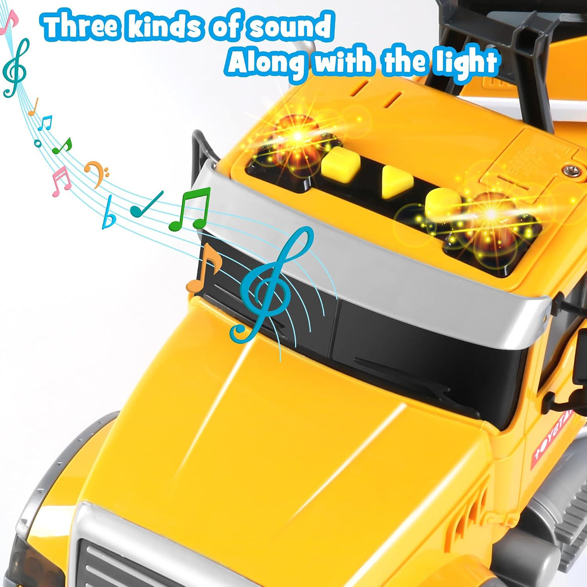 Dwi Dowellin Kid Trucks Toys for Boys Age 3-5 - excavator truck - image 4