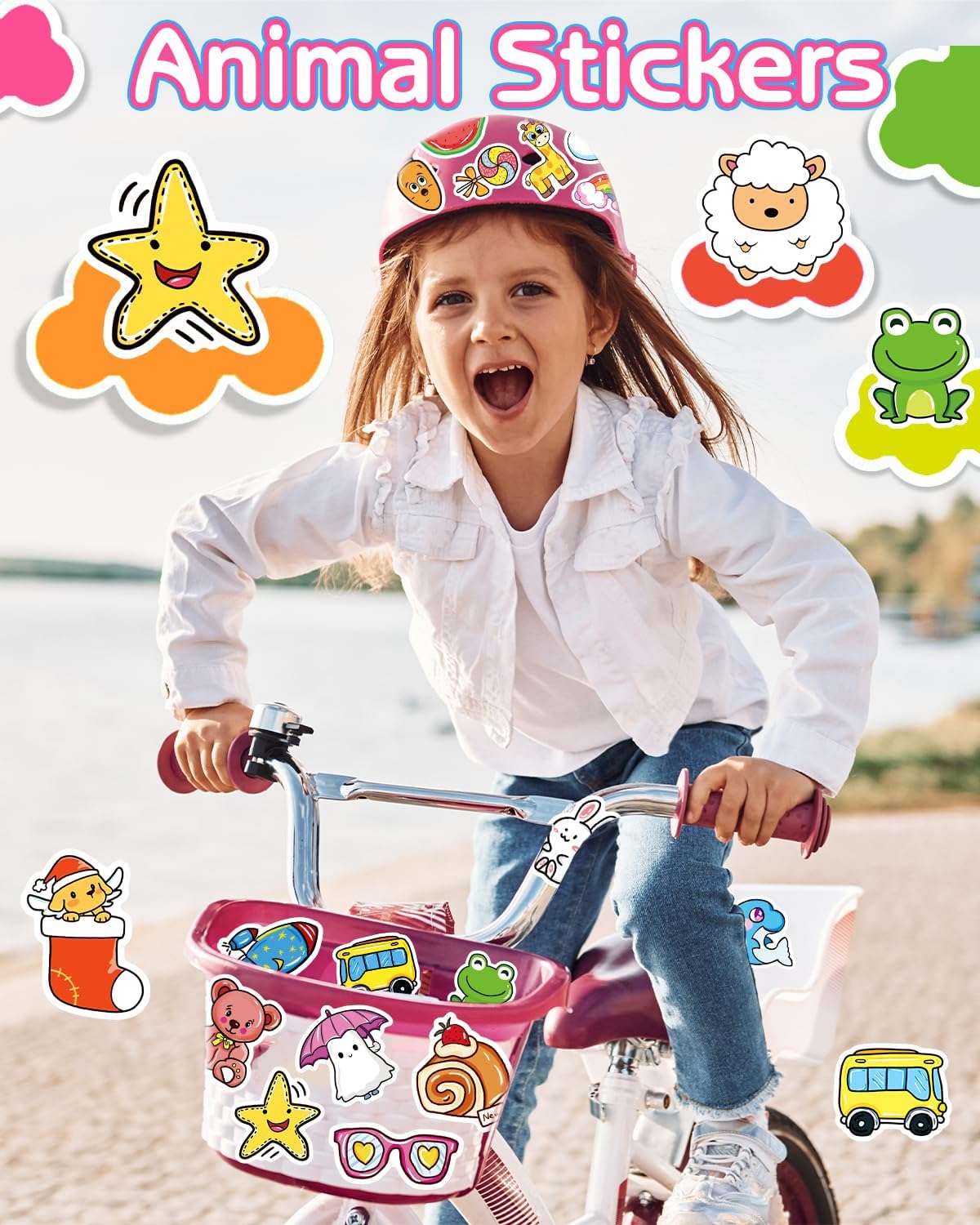 Apakkai 600 Pcs Cute Stickers for Kids - 300PCS - image 2