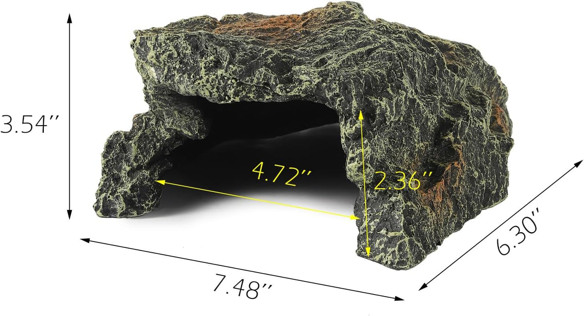IBWell Resin Reptile Rock Cave, Lizard Tank Décor - image 2