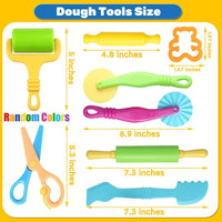 Dough Tools 55 PCS Dough Play Tools Set for Kids - 24 pcs - image 2