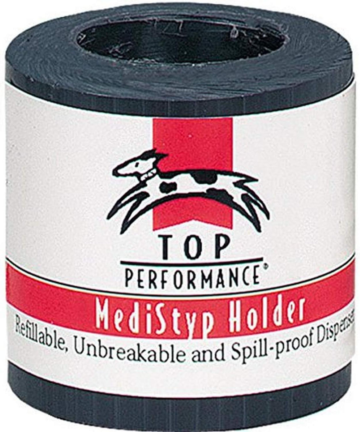 Top Performance MediStyp Holder, Black – Essentials for Dogs - 1 1/4" x 1 1/4"