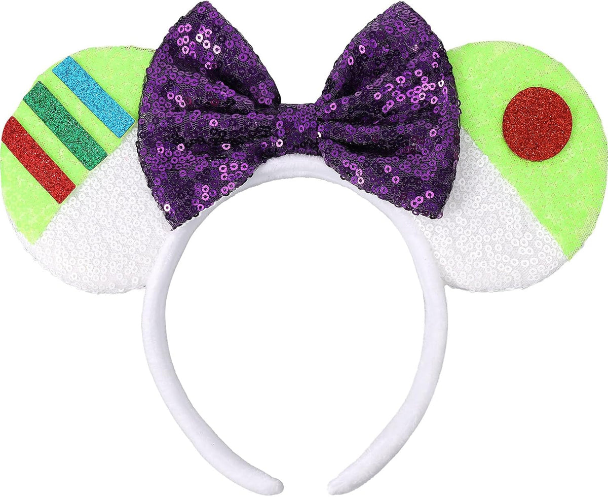 UNSPAZ Mouse Ears Headbands - Green