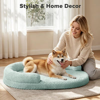JOEJOY XL Orthopedic Dog Beds Large Sized Dog - Green / M(28"x 20"x 6") - image 2