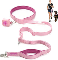 Spark Paws Hands Free Dog Leash - Pink