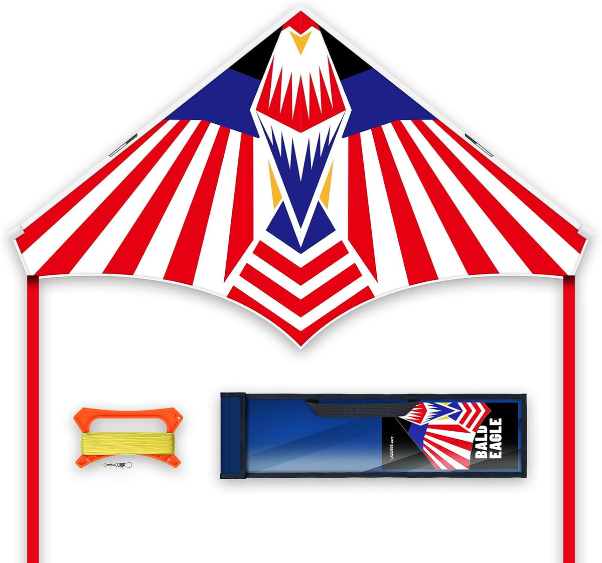 Kite, Large Delta Kites for Kids and Adults - Red-1