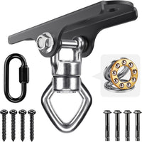 2Pack Heavy Duty Swing Hanger 180° Ceiling Swing Mount 2000 LBS - Ball Bearing 360° Swivel Diamond Hook ( 1 Pack )