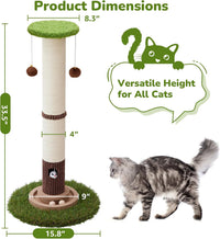 34" Tall Cat Scratching Posts - Green - image 2