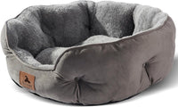 Small Dog Bed for Small Dogs, Cat Beds for Indoor Cats - Large (Pack of 1) / Grey