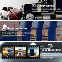 VSYSTO 4CH Truck Dash Camera System DVR Recorder Waterproof Backup Camera Front&Sides&Rear VGA for Truck Tractor Semi Trailer Van 7.0" Monitor Infrared Night Vision