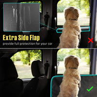 SUV Cargo Liner for Dogs, Trunk Cover with Bumper Flap Protector - Black with Pockets / Large / Full-Size Series - image 2