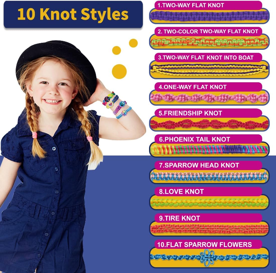 VERTOY Friendship Bracelet Making Kit for Girls - Green - image 4