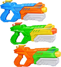 Quanquer 3 Pack Water Guns for Kids Adults - Sky Blue Green Orange
