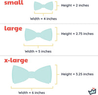 Huxley & Kent Pet Bow Tie for Dogs & Cats - Teal Argyle / Extra-Large - image 4