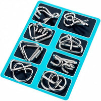Metal Wire Puzzle Set of 24 with Pouch – Fun for Kids & Family - image 3